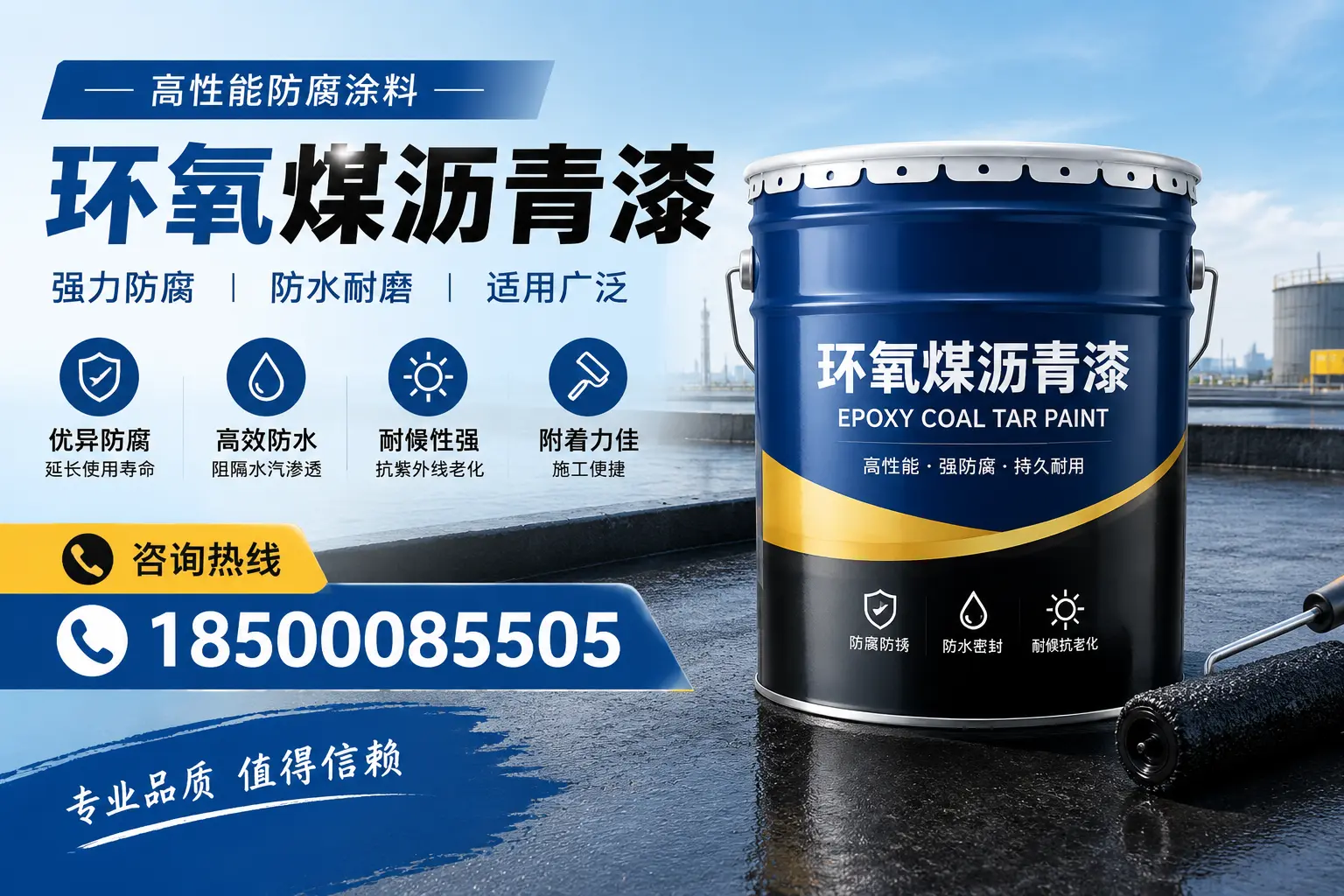 环氧煤沥青漆的主要成分与功能，怀化用户深度了解